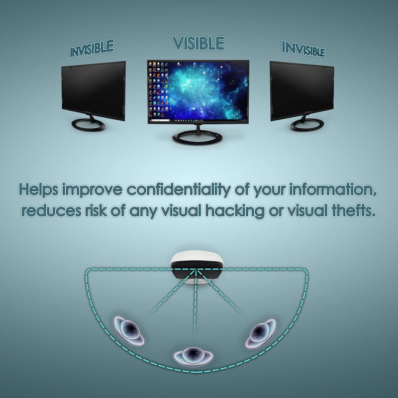 EZ-Pro Screen Protector Privacy Screen Filter for 24 Inches Desktop Computer Widescreen Monitor with Aspect Ratio 16:09. Anti Glare and Anti Blue Light, 20.9 inch width x 11.8 inch height - Image 4